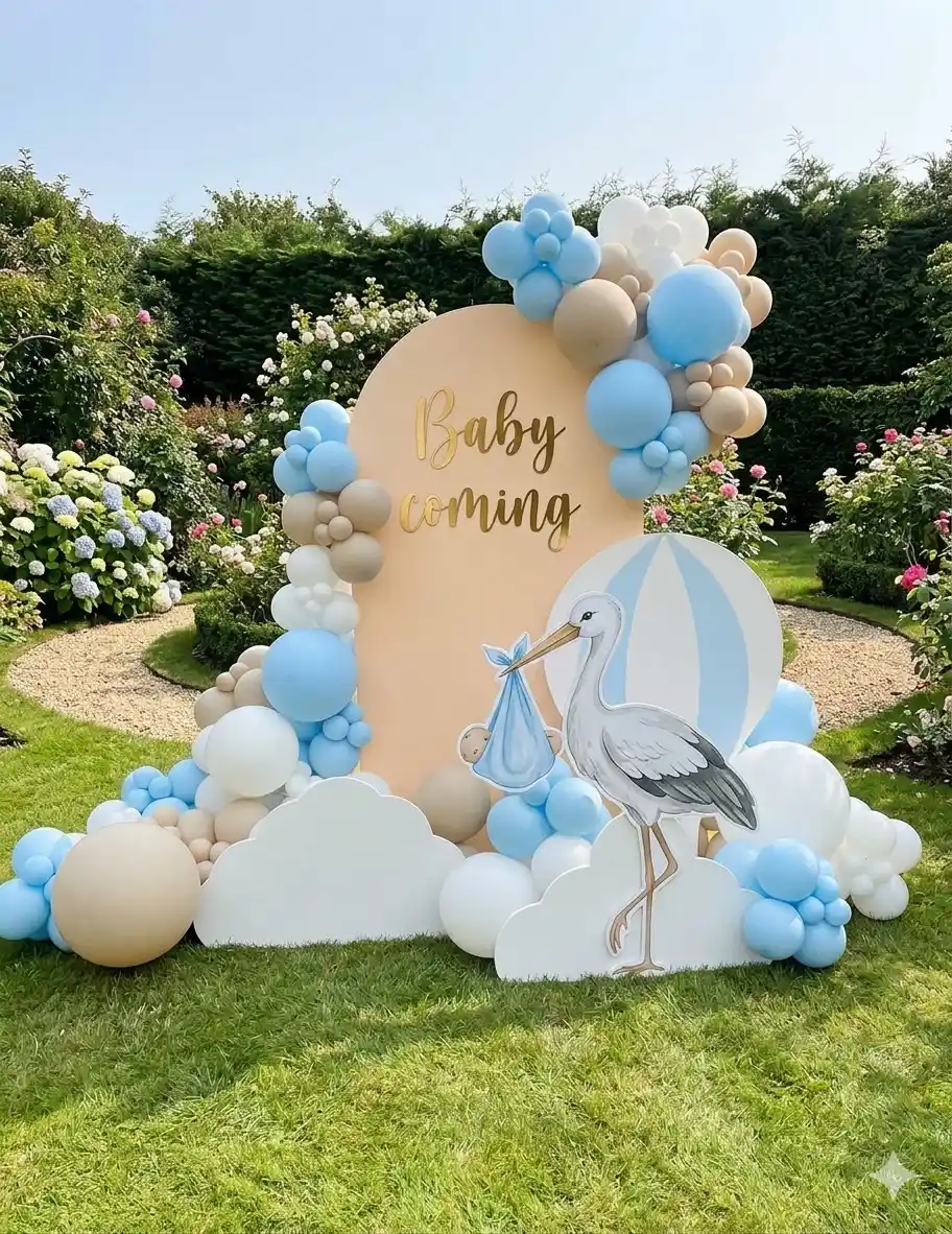 Baby Special Delivery Backdrop Set